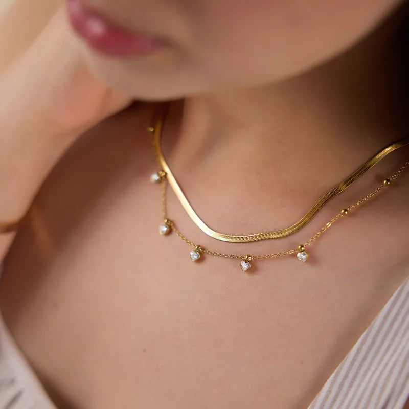 Carrie Double Layer Necklace