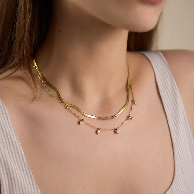Carrie Double Layer Necklace