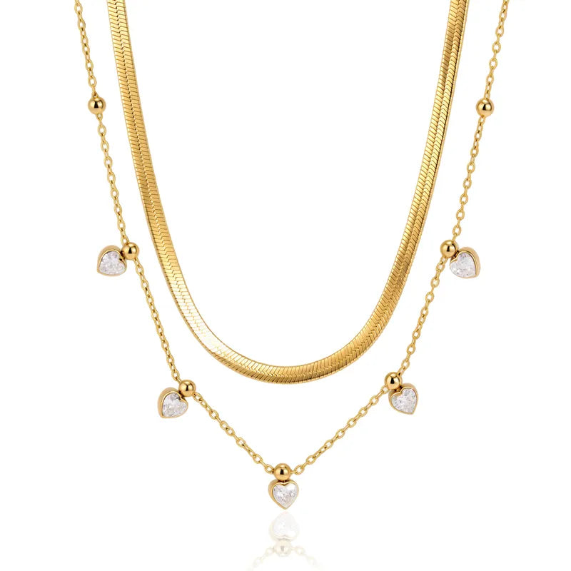 Carrie Double Layer Necklace
