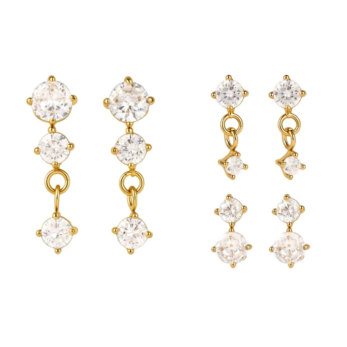 Isabelle Earrings (Set of 3 pairs)