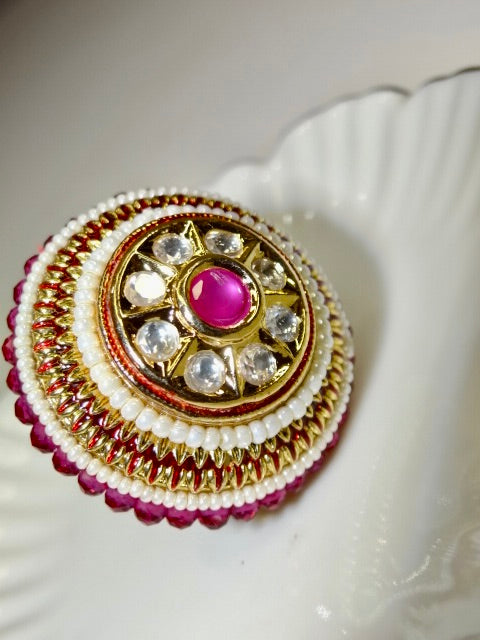 Pihu Ethnic Adjustable Ring