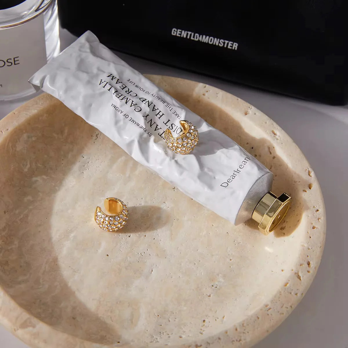 Dion Studded Ear Cuff Earrings
