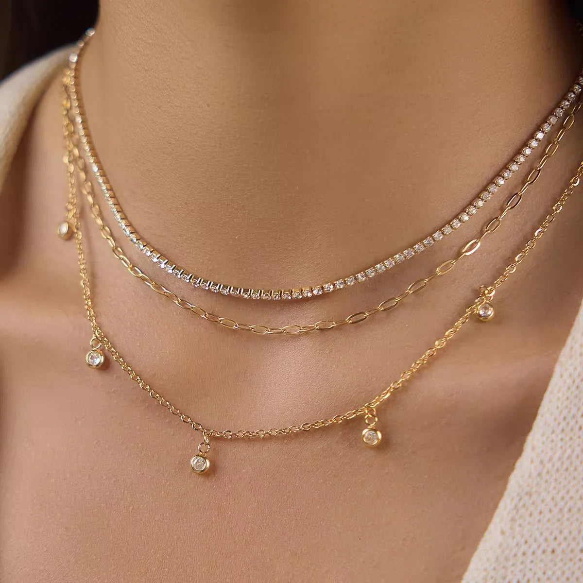 Jamie Triple- Layer Necklace