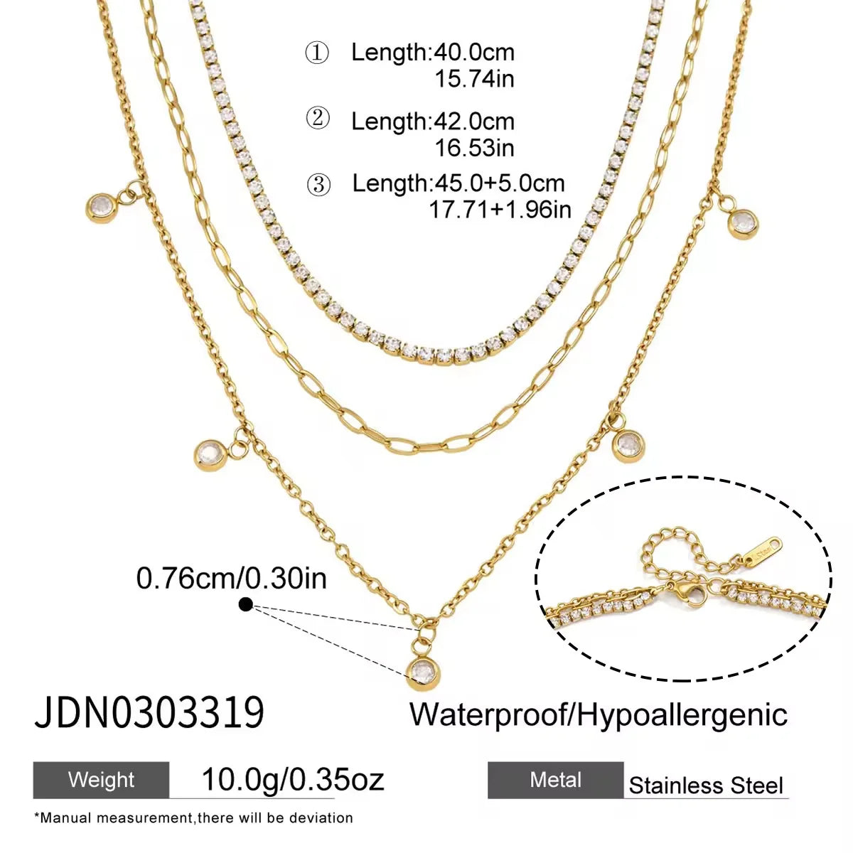 Jamie Triple- Layer Necklace