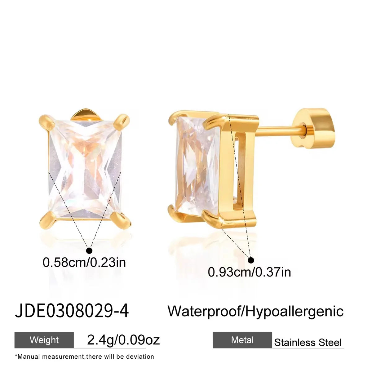 Tiffany Classic Studs (Gold)