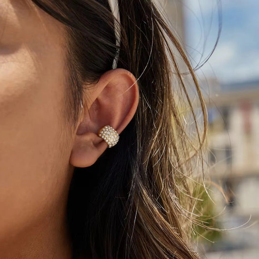 Dion Studded Ear Cuff Earrings