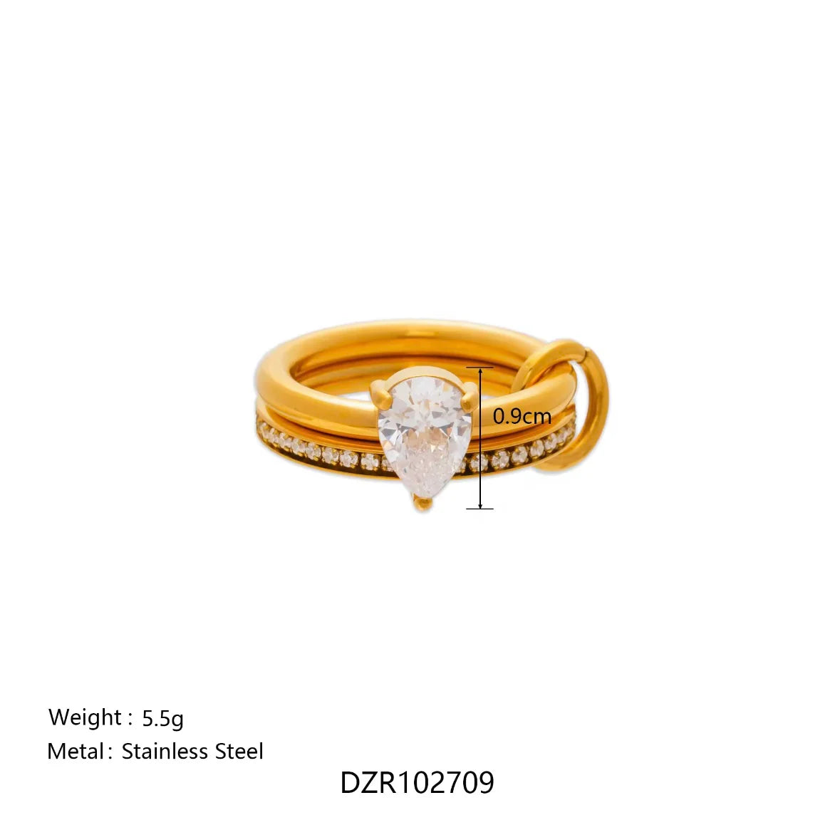Sabrina Ring (Teardrop)