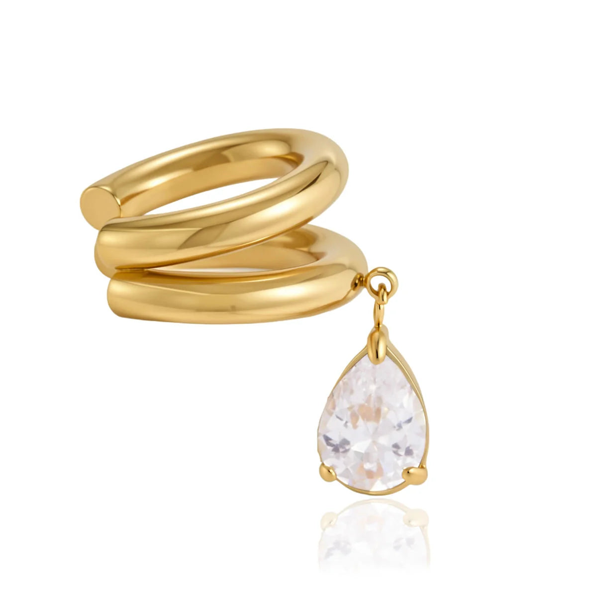 Pristine Ear Cuff Earrings (Pear)