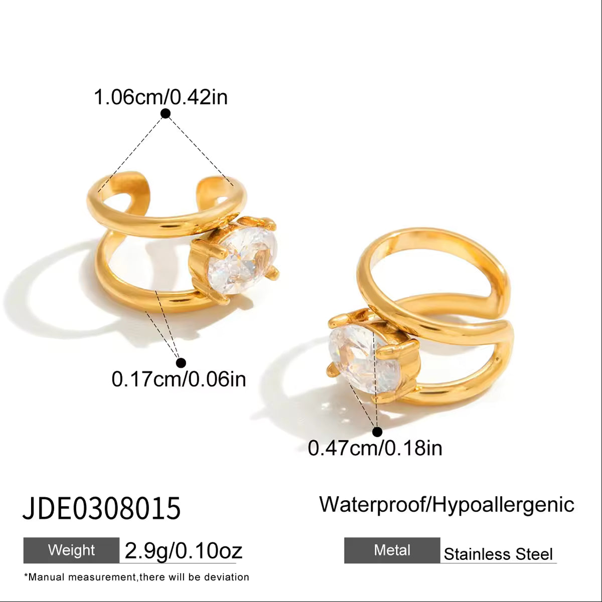 Thelma Ear Cuff Earrings