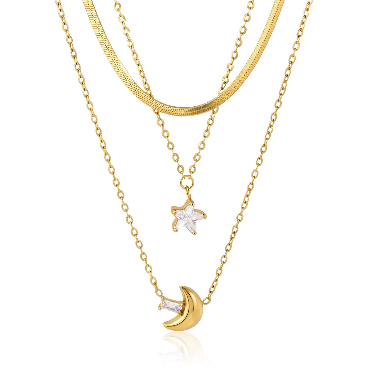 Stargaze Triple Layer Necklace