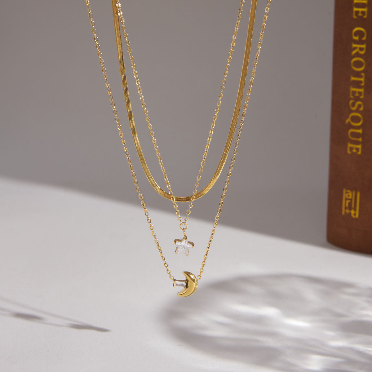Stargaze Triple Layer Necklace
