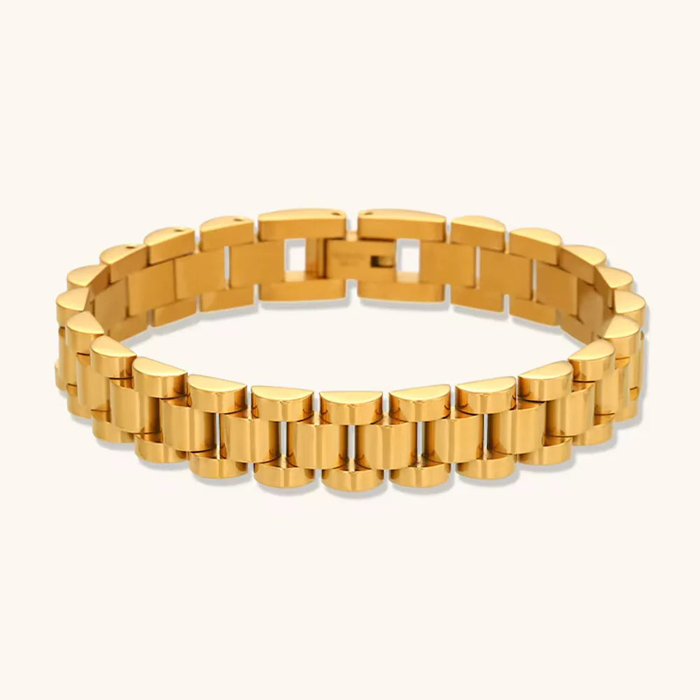 Watch Strap Bracelet (Gold)