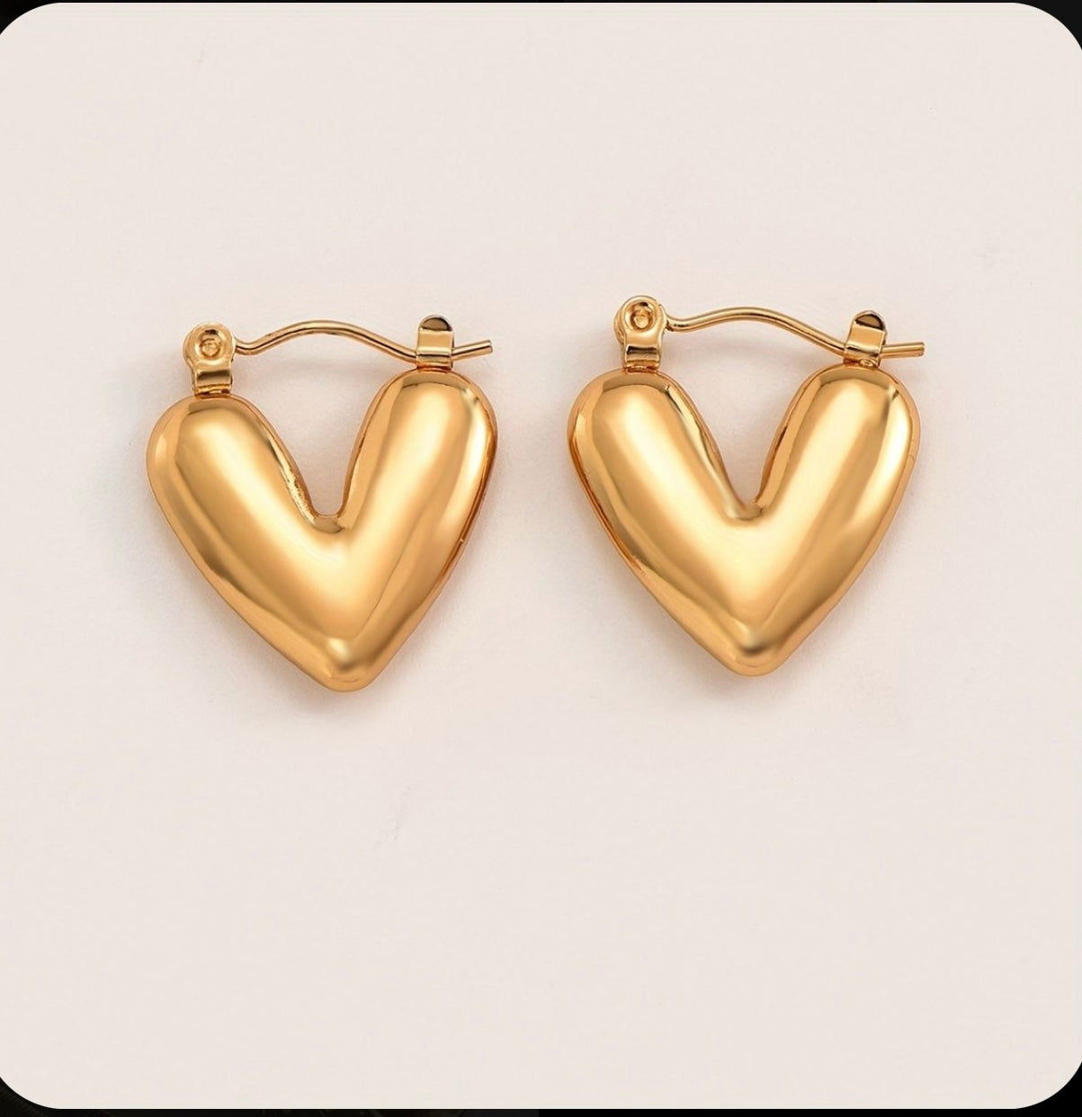 Chunky Heart Earrings