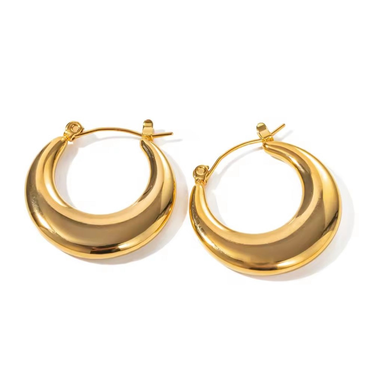 Sleek Hoop Earrings