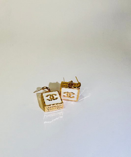 Chanel in a Box Earrings