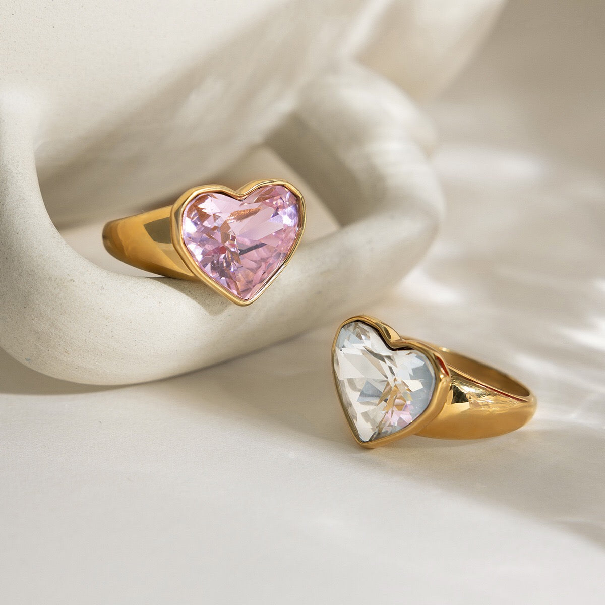 LOVE Oversized Ring (Pink)