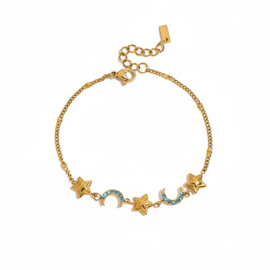 Luna Twilight Bracelet (Aquamarine)