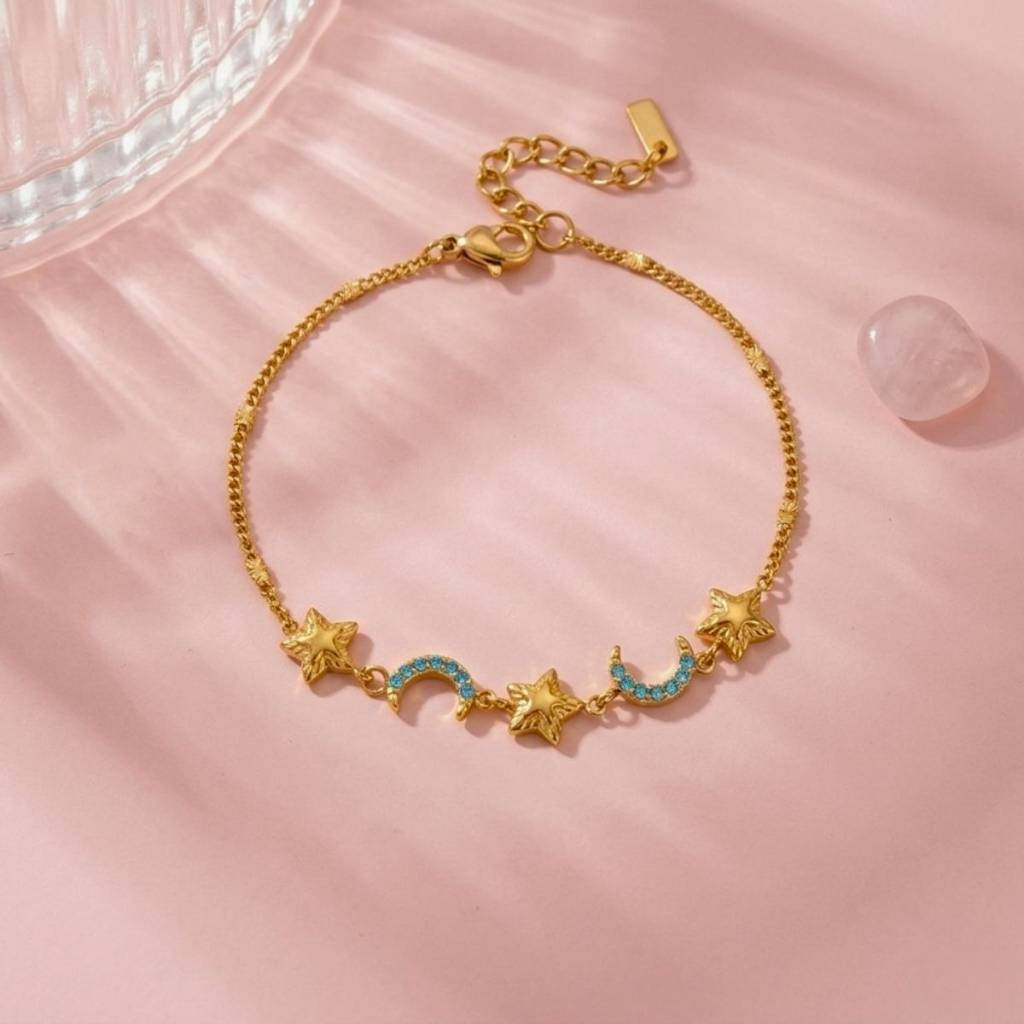 Luna Twilight Bracelet (Aquamarine)