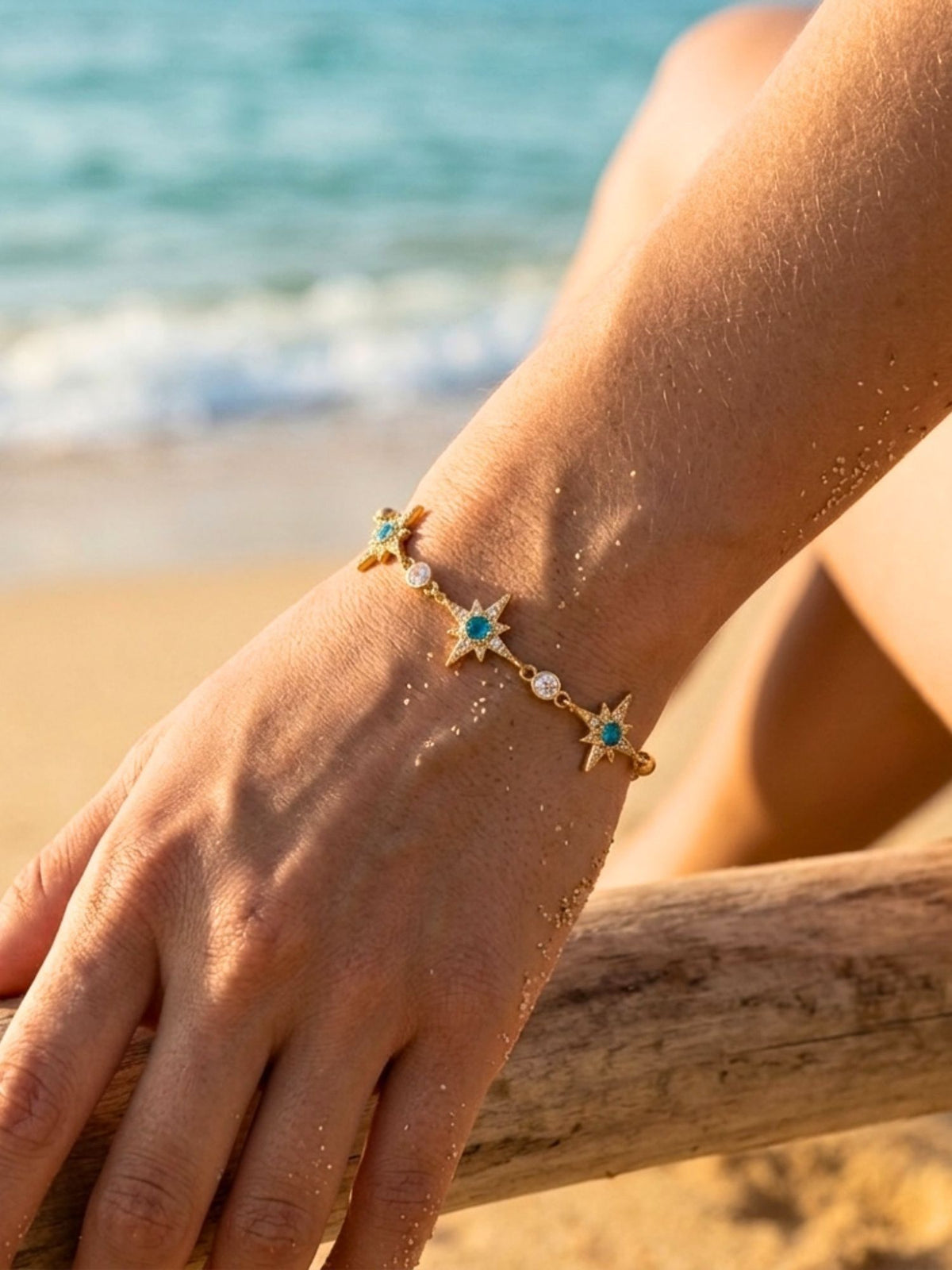 Luna Bracelet (Aquamarine)
