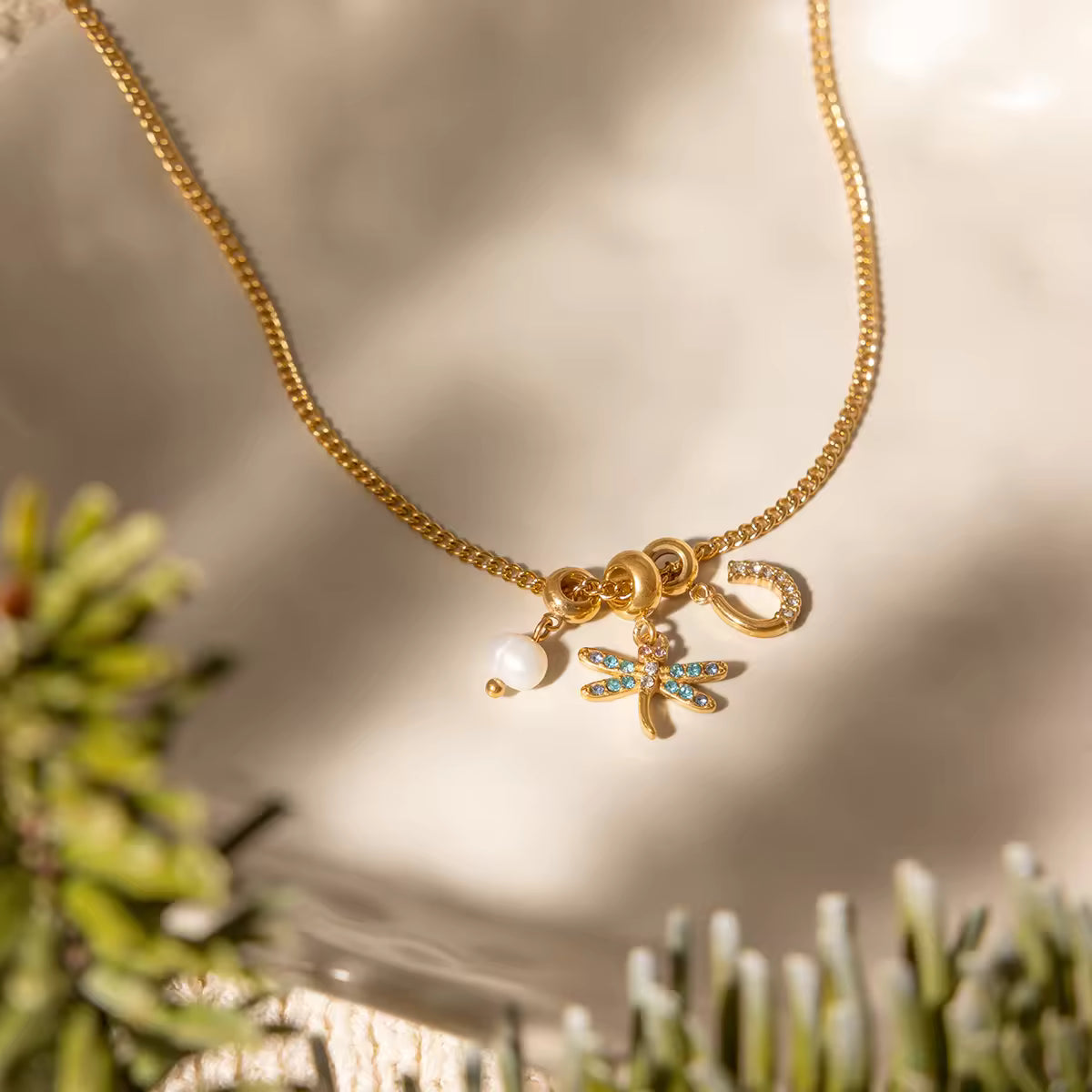 Dragonfly Charm Necklace