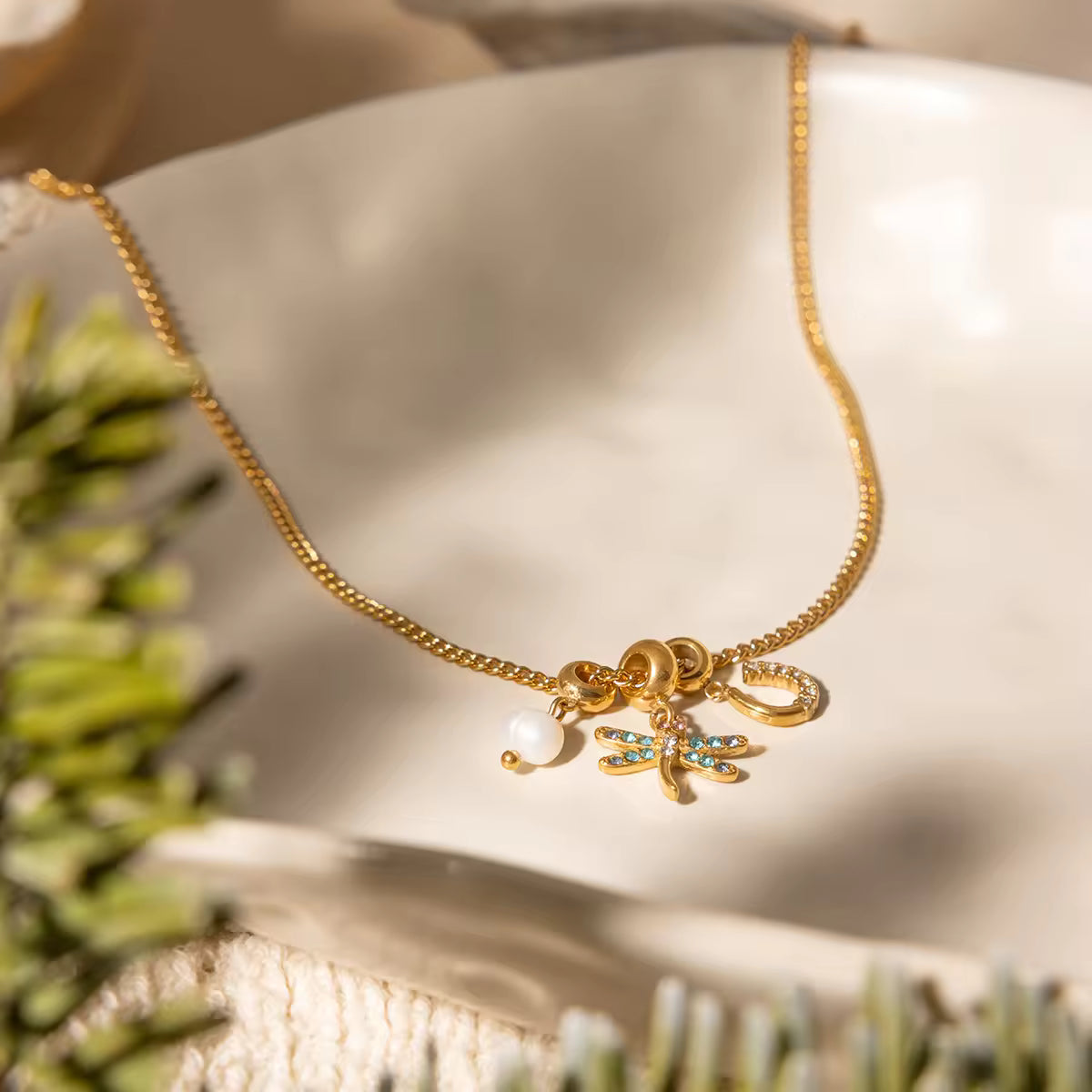Dragonfly Charm Necklace