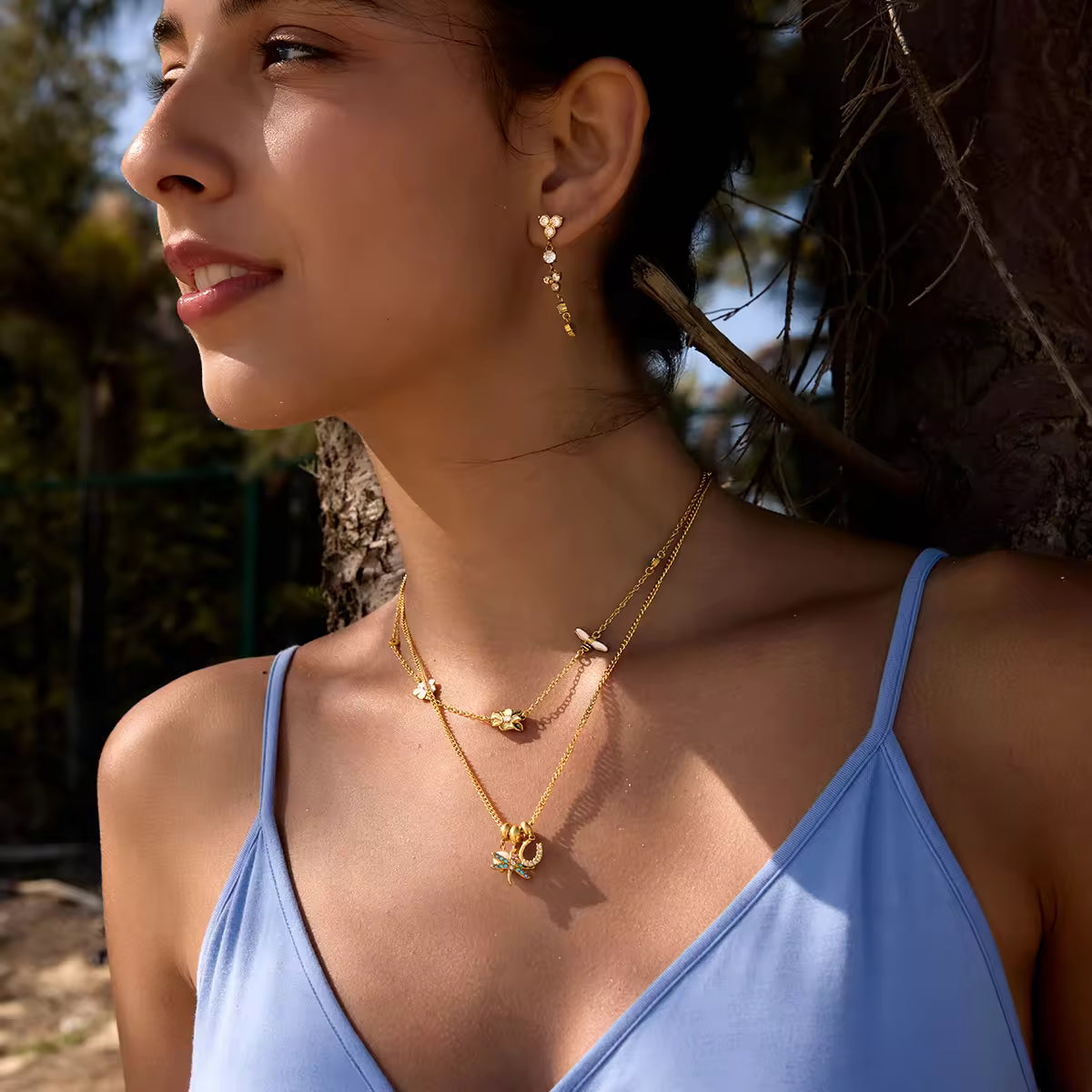 Dragonfly Charm Necklace