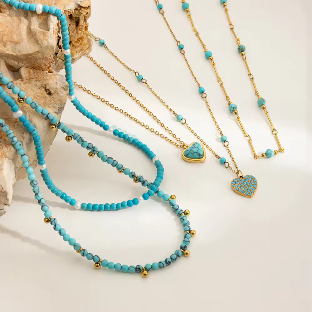 Turquoise Heart Necklace