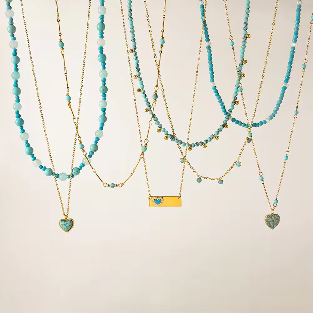 Turquoise Heart Necklace