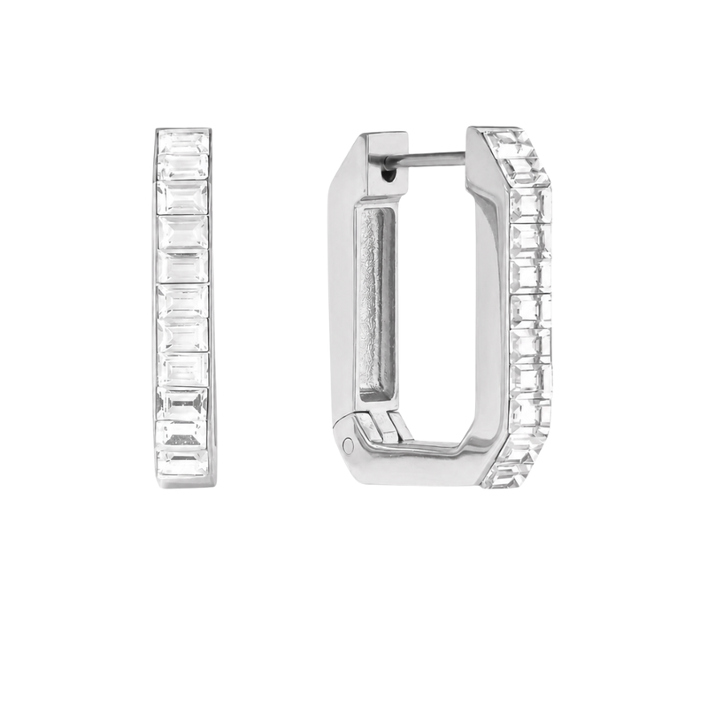 Sleek Earrings (Silver)