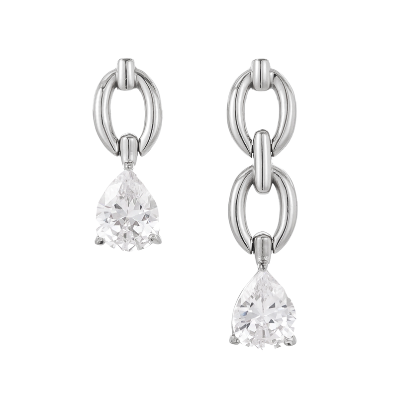 Dahlia Earrings (Silver)