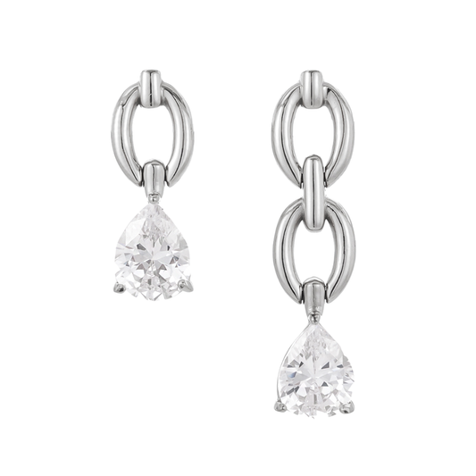 Dahlia Earrings (Silver)