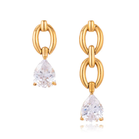 Dahlia Earrings (Gold)