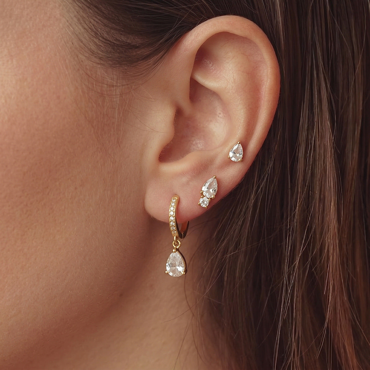Markle Earrings (Set of 3 pairs)