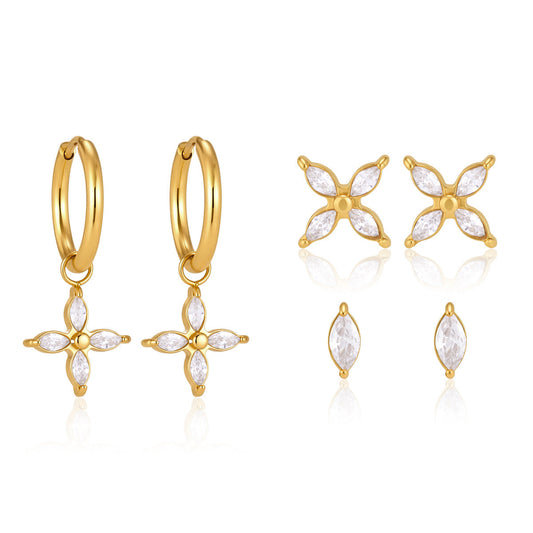 Elizabeth Earrings (Set of 3 pairs)