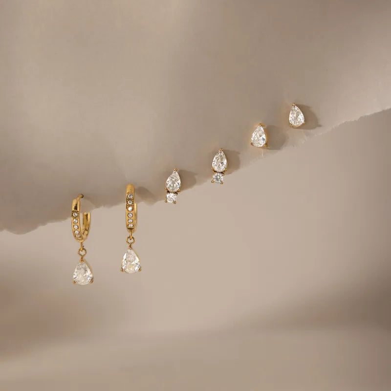 Markle Earrings (Set of 3 pairs)