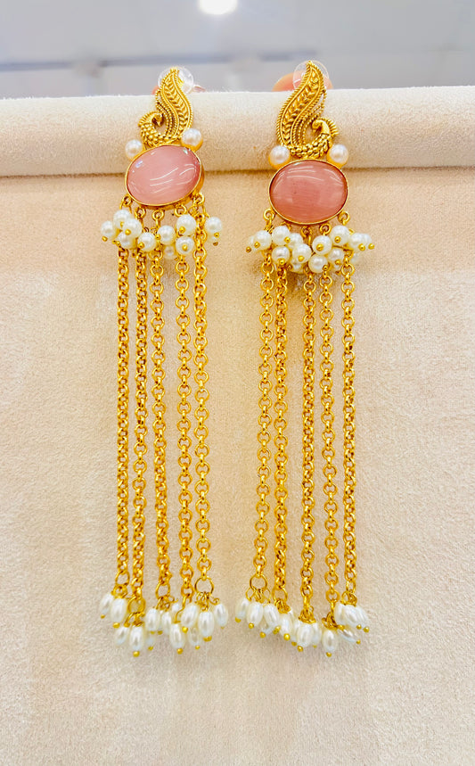 Diya Kashmiri Jhumkaa (Pink)