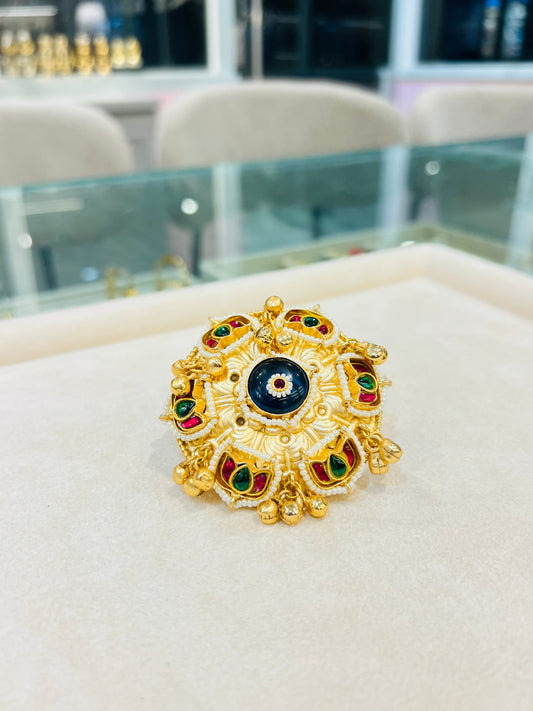 Ruhi Kashmiri Ring (Blue)