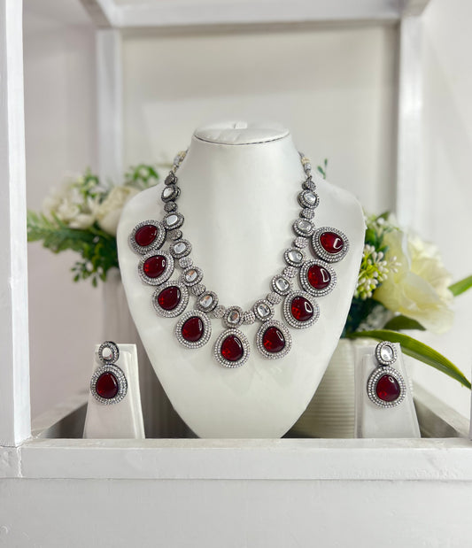 Summit Polki Set with Earrings