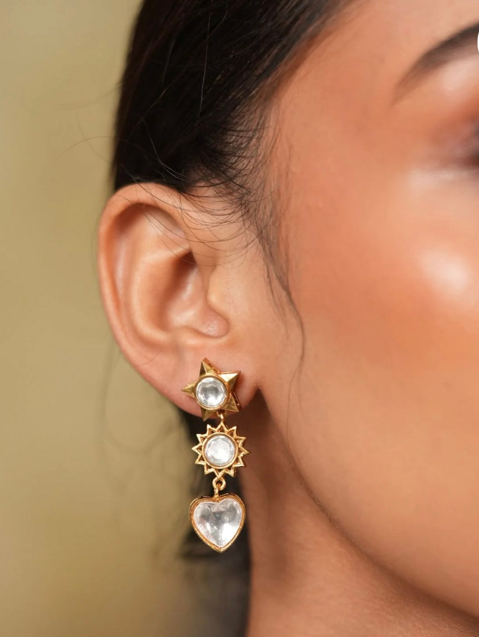 Night Sky Polki Choker Set