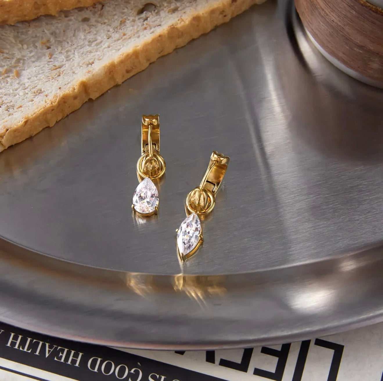 Odette Diamond Drop Earrings
