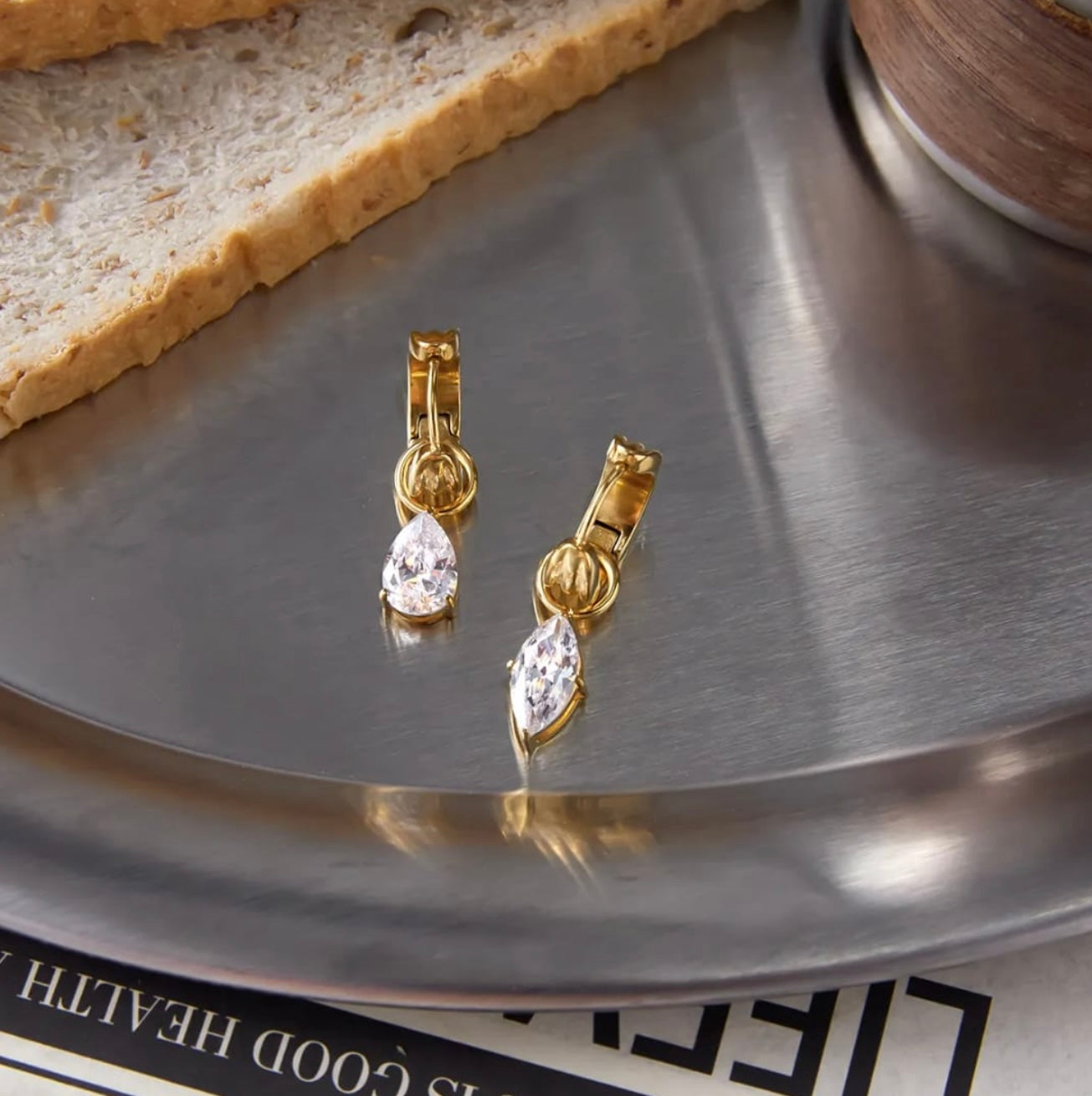 Odette Diamond Drop Earrings