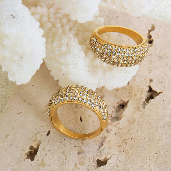 Selena Studded Band Ring