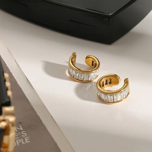 Emily Ear Cuff Earrings (Gold)