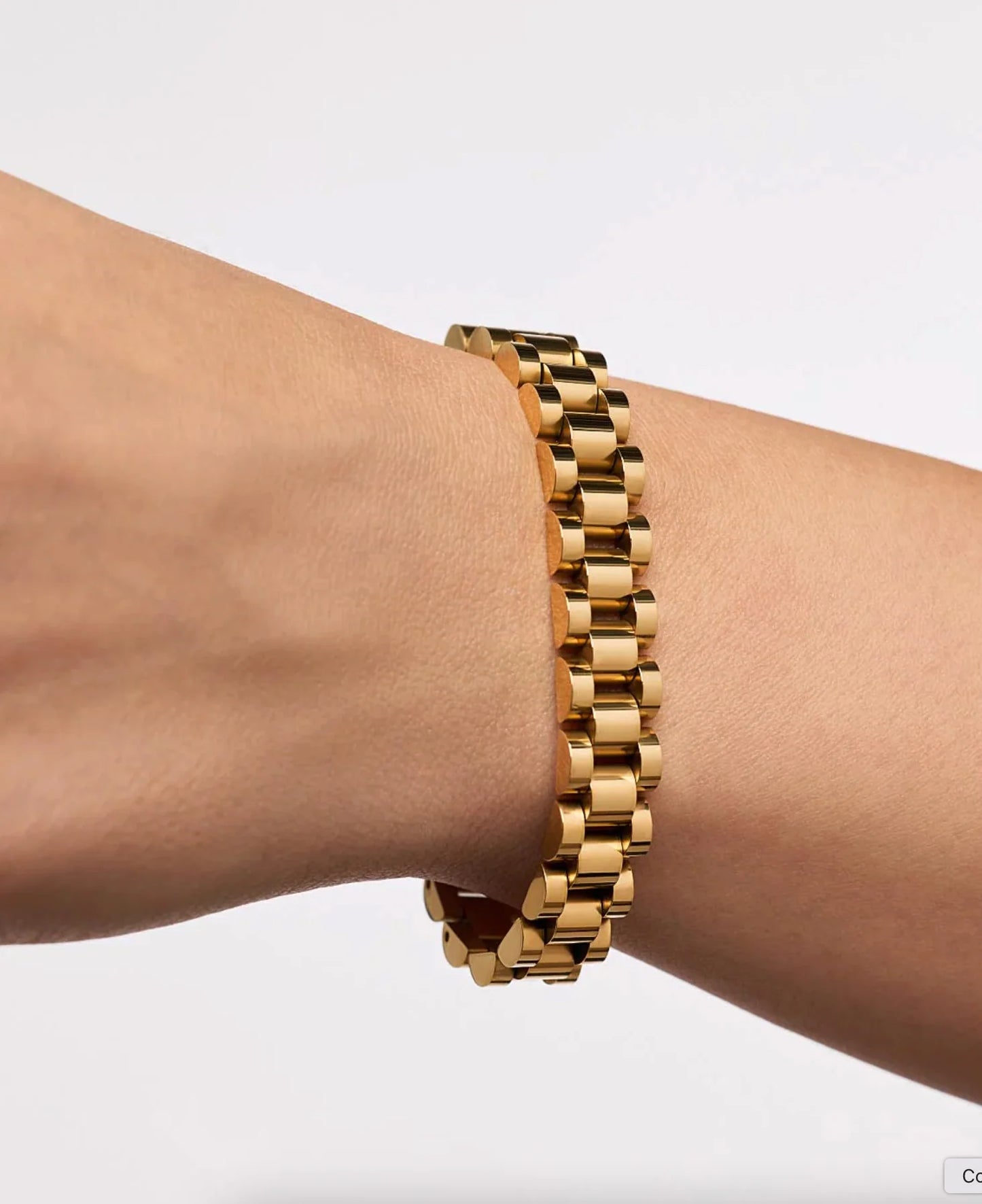 Watch Strap Bracelet (Gold)