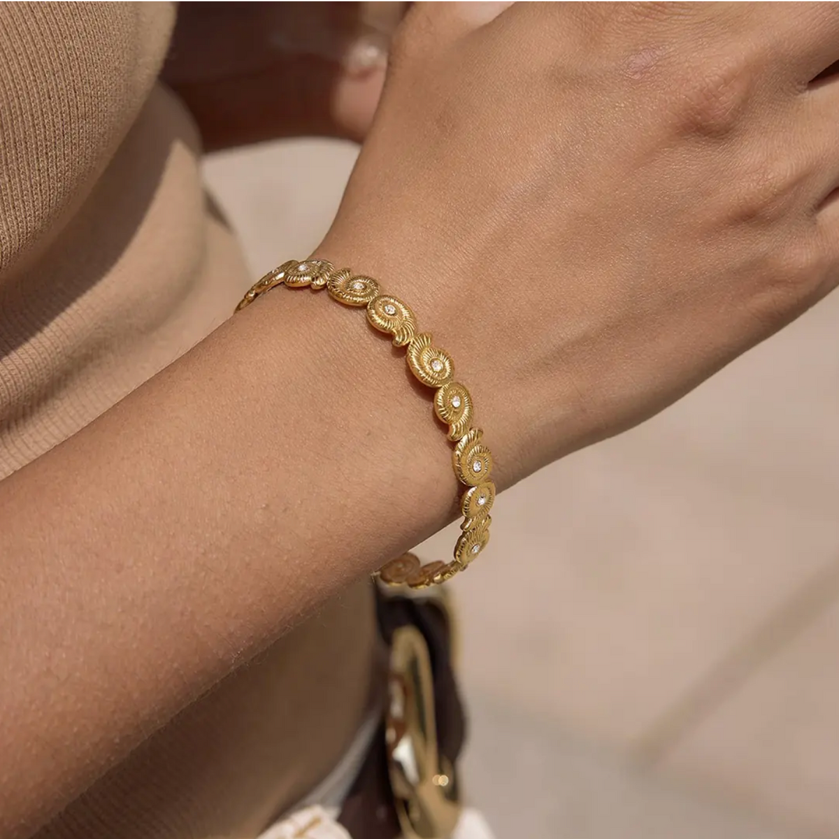 Ocean's Blessing Cuff Bracelet