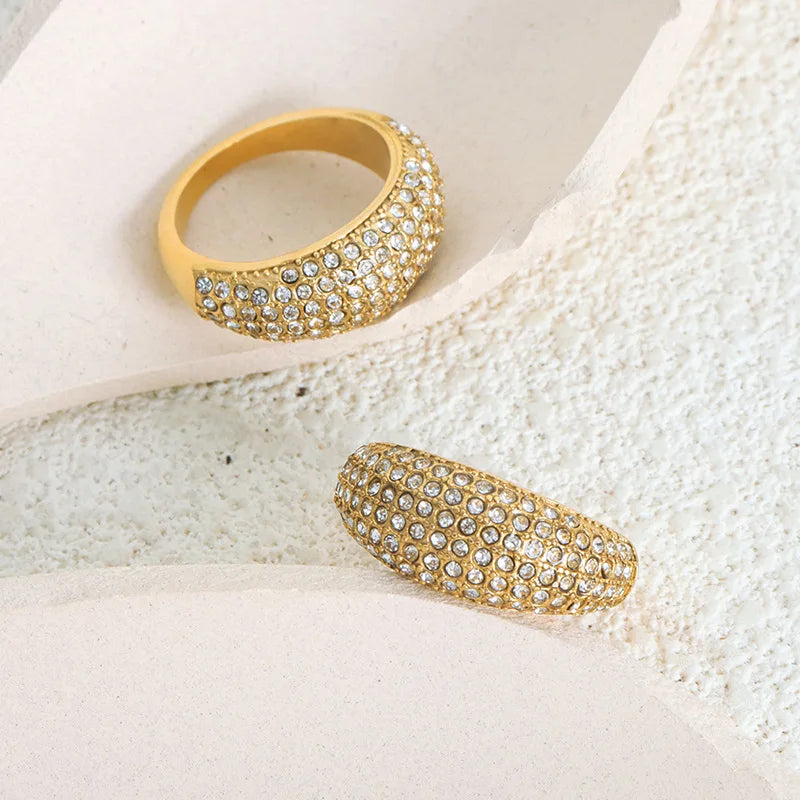 Selena Studded Band Ring