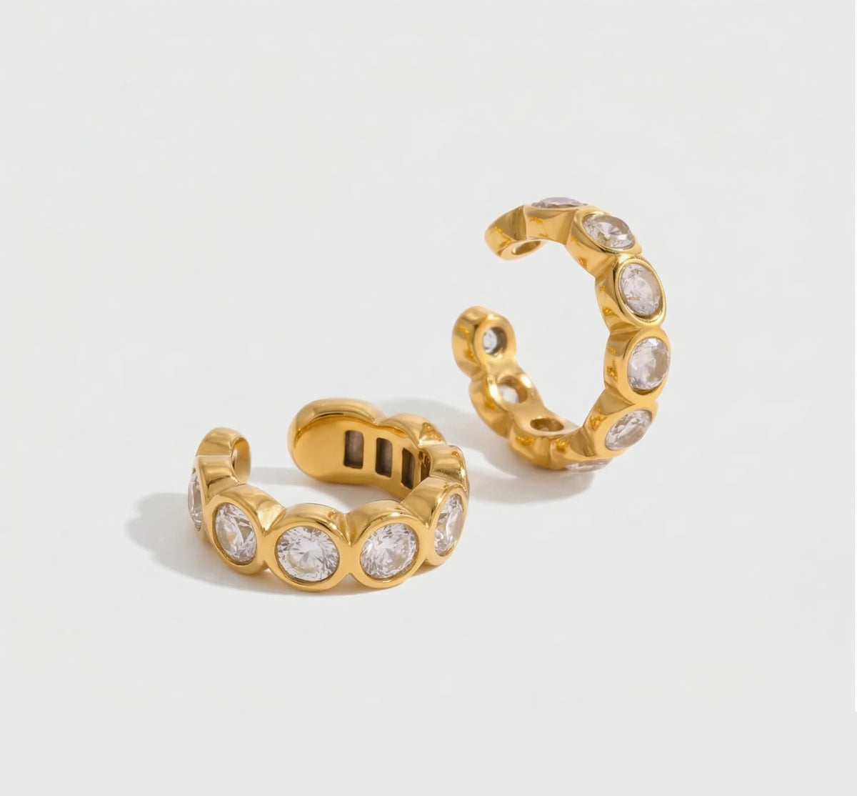 Riley Ear Cuff Earrings (Gold)