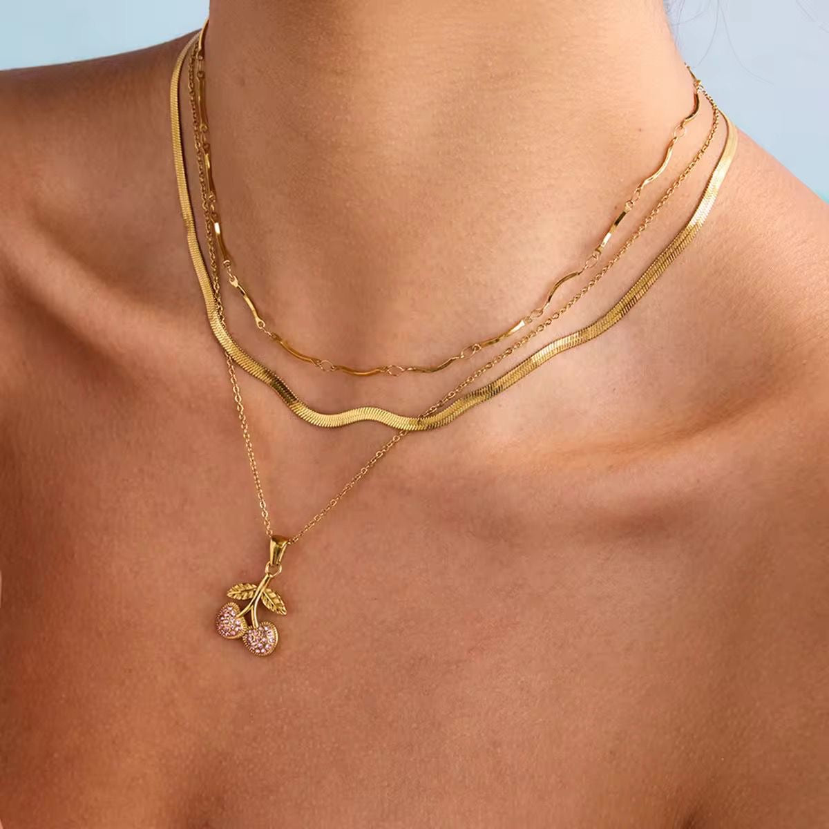 Camila Cherry Charm Necklace