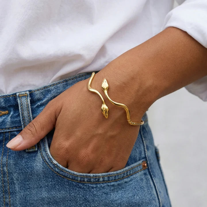 Serpent Cuff Bracelet