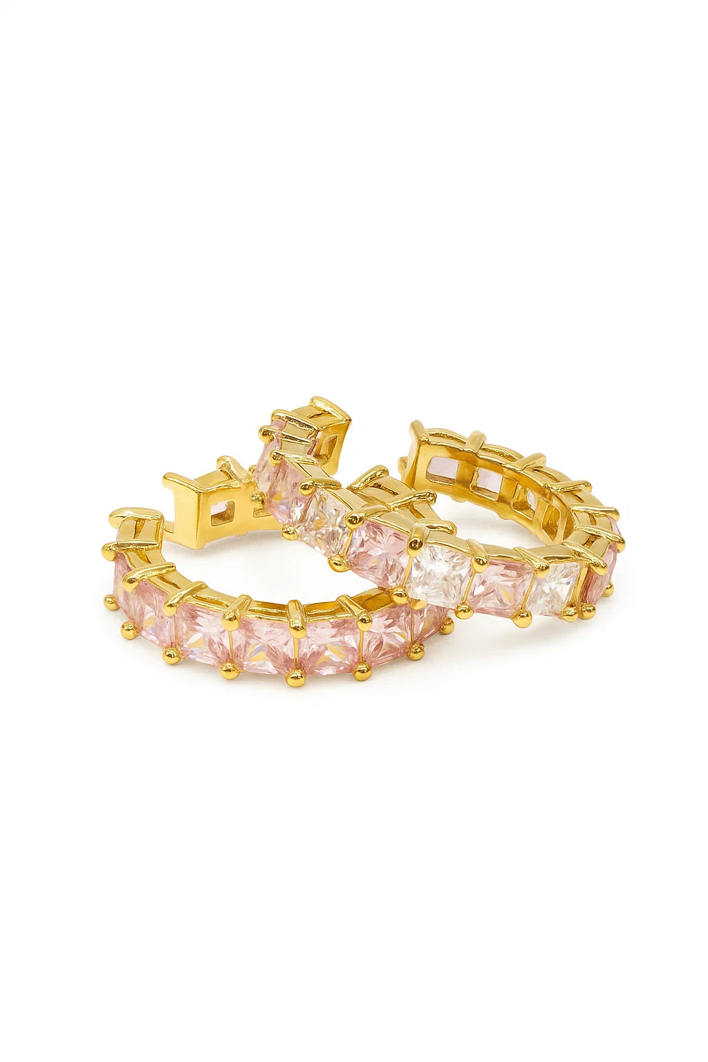 Viola Band Ring Combo (Pink, Pink & White)